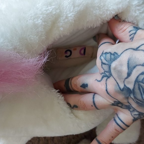 Unicorn Plush Slippers - Picture 5 of 6